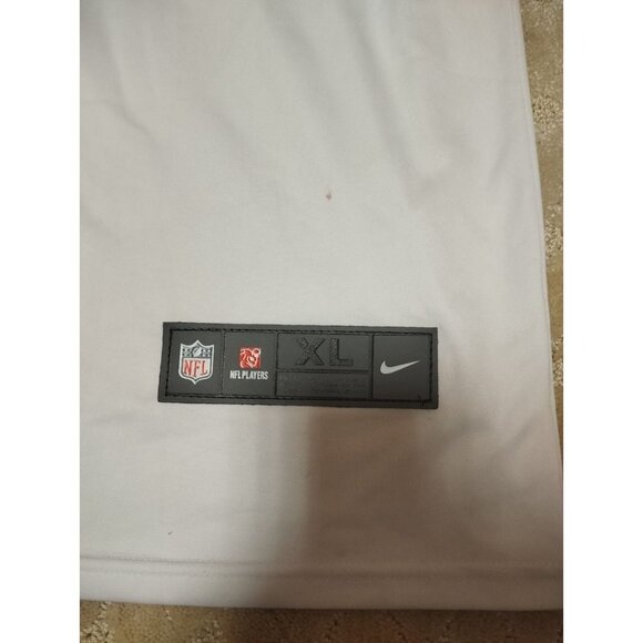 Nike Men's XL Aaron Rodgers NY Jets Jersey White #8 On Field Stitched - Picture 7 of 7